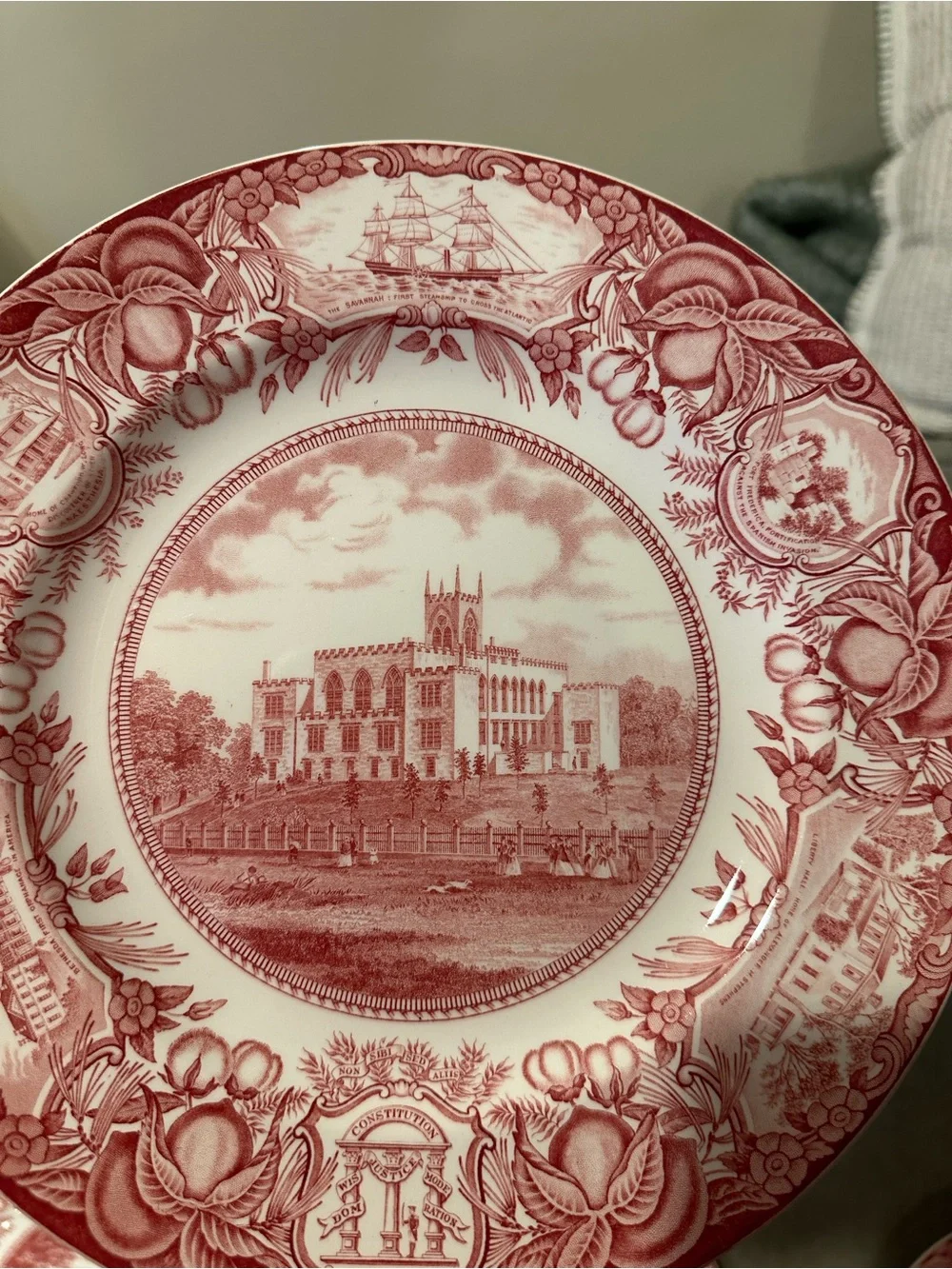 Wedgwood Georgia Historical Plates
